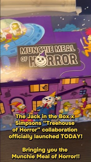 The Jack in the Box x Simpsons “Treehouse of Horror” collaboration officially launched TODAY!