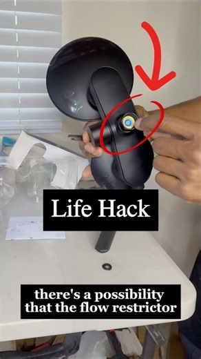 Shower Head Flow Restricter Removal That Actually Works #DIY #Hacks