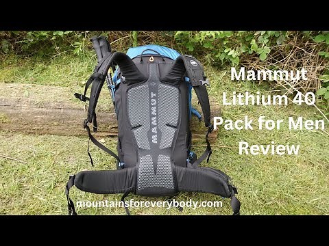 Mammut Lithium 40 Pack Review - High Quality Backpack