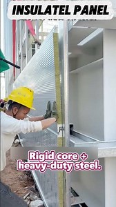 ROCK woolv insulated panel for factory building
