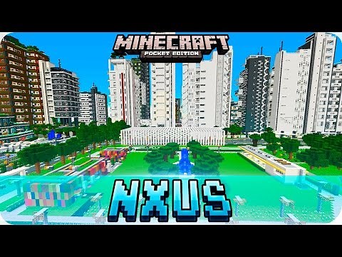 Minecraft PE Maps - Modern NXUS City Map with Download - iOS & Android 1.0 / 1.0.0