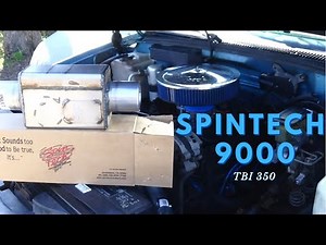 TBI 350 chevy spintech 9000 muffler