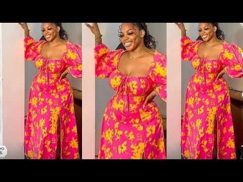 How to Cut and Sew a Trendy Maxi Dress with Front Drawstring | Step-by-Step Tutorial