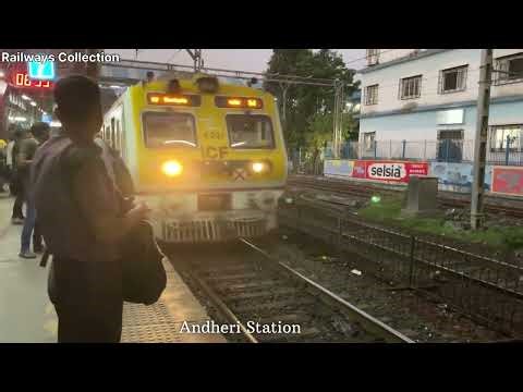 Andheri To Dadar Fast Local Train Journey ll Mumbai Local Train Back To Back Action