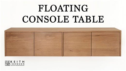 Make your own trendy console table!
