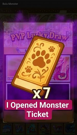 Bulu Monster : I Opened 7 Monster's Tickets (Pesa Barbad)