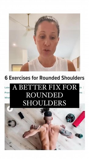You can’t stretch your shoulders into a better position. But for some reason that’s the solution often given. The humerus (arm bone) sits inside the glenoid fossa (the socket of the shoulder joint). The shoulder blade is connected to the rib cage by muscles and connective tissue and those tissues alter length as they contract and relax. BUT, all fibers are basically made of two cross helixes 🧬 which are hierarchical (meaning they are repeated over and over like tubes inside tubes) This is biolo