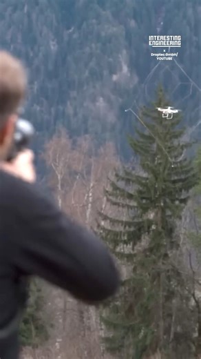 Watch a cutting-edge counter-drone system in action as it tracks and disables an unmanned aerial vehicle mid-flight. As drone technology evolves, so do the defense systems designed to stop unauthorized aerial threats. This short clip highlights the speed, precision, and effectiveness of modern anti-drone solutions in real-world conditions. A quick look at the future of airspace security and tactical defense. #engineering | Interesting Engineering
