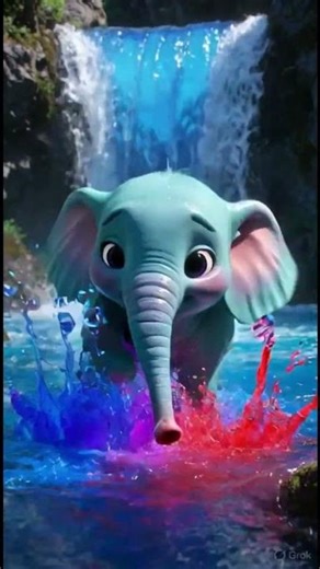 Learn Colors with Ello the Baby Elephant! 🐘🌈 | Rainbow Bubble Bath |#KidsAnimation