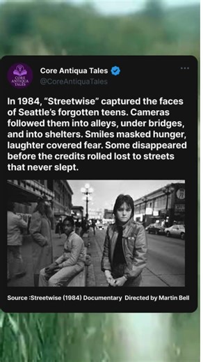 1984 The Filmmaker Who Walked Among Shadows: Streetwise in Seattle