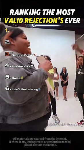 RANKING THE MOST VALIDREJECTION'S EVER #reelschallenge #usa