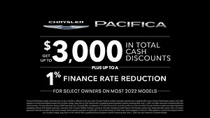 Get up to $3,000 in Discounts for select owners. | Chrysler Canada