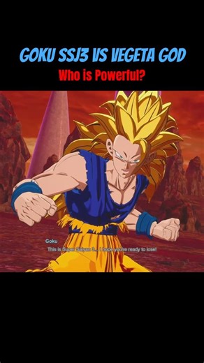 Goku ssj3 vs Vegeta God Interaction #dragonballsparkingzero