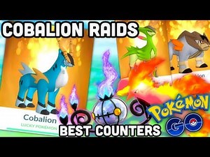 NEW LEGENDARY RAIDS COBALION COUNTERS IN POKEMON GO | SWORDS OF JUSTICE GUIDE