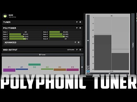 Free Polyphonic Tuner and audio-to- midi - MTuner