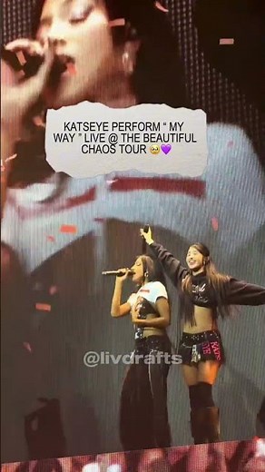 KATSEYE “ My Way “ all together Live @ The Beautiful Chaos Tour Minneapolis 🩷✨💫✨