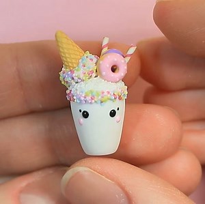 2.9M views · 6.5K reactions | Mini Rainbow Treats from Polymer Clay | Lady Panda | Facebook