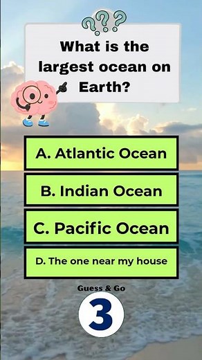What Is the Largest Ocean on Earth? 🌊🤯 (Easy… or Is It?) #ocean #quiz #geography