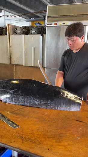 161K views · 2.9K reactions | What’s This Giant Black-Skinned Meat He’s Cutting?! 勞 #MysteryMeat #BlackSkinMeat #EpicCut #FoodCurious #SatisfyingSlice | Food Adventure | Facebook