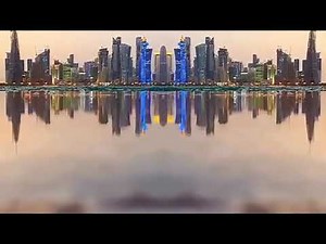DOHA SKYLINE AT SUNSET|| QATAR Doha Cityscape