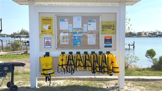 Callaway launches life jacket loaner program at John B Gore Park