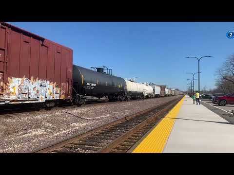 Union Pacific mix freight (Rare train cars) Geneva IL