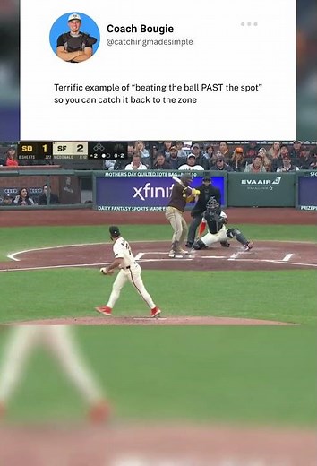 How To Catch The High Pitch (example) #baseball #softball #catchers #catchingmadesimple