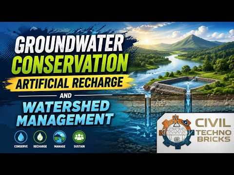 Groundwater Conservation, Artificial Recharge & Watershed Management | Civil Engineering