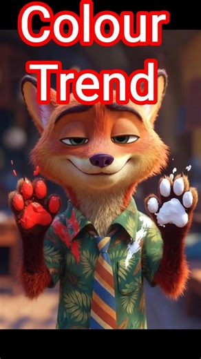 Nick Wilde Color Magic: Red + White = ?