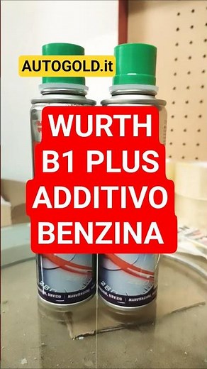 WURTH B1 PLUS - additivo benzina pulitore iniettori, valvole, filtro antiparticolato