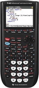 Texas Instruments TI-82 Advanced Phyton Edition Grafischer Taschenrechner (Farbdisplay) Schwarz