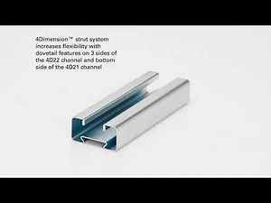 Eaton- B-Line 4D Strut Creates Double Sided Trapeze