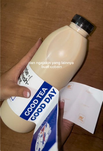 Happy bgt mincii!!🥹💙 #fyp #milktea #tehklinci #roastedmilktea #umkm