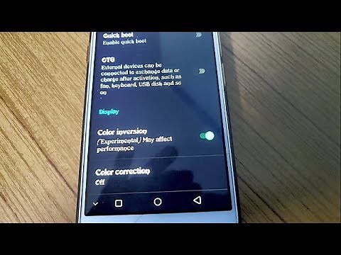 How to Solve Negative Screen Problem | Disable Negative Display Mode
