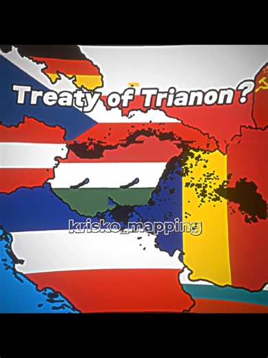 True map of Hungary edit 🇭🇺 . Also decided to include Croatia . ⚠️Educational purposes only⚠️ ⚠️No hate⚠️Love everyone⚠️ . The Treaty of Trianon was a World War I peace treaty signed on June 4, 1920, at the Grand Trianon Palace in Versailles, France, which formally ended the war between the Allied Powers and the Kingdom of Hungary. The treaty, often considered a national tragedy in Hungary, resulted in the dismantling of the Hungarian state, losing two-thirds of its pre-war territory and rough