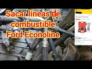 Fuel line removal tool for Ford.