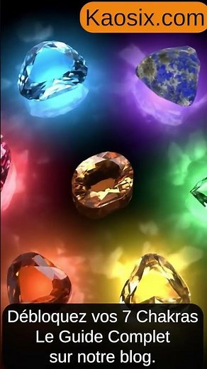 Le Guide des 7 Chakras en 15 Secondes ! ✨