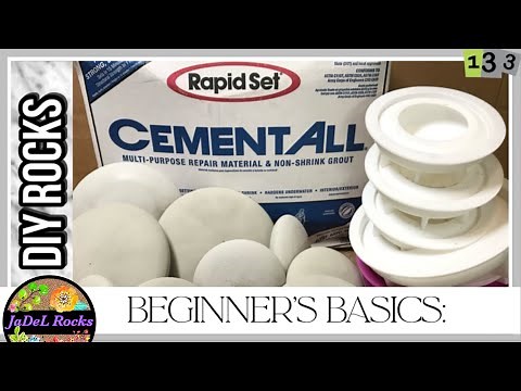 Make Your Own Rocks With Rapid Set Cement All | Art Stones For Painting