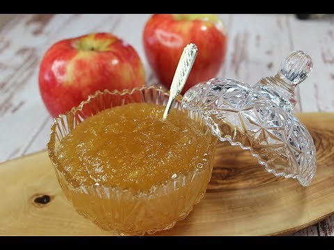Apple Jam! Just two ingredients,no pectin!Russian "Povidlo"