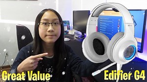 Watch Edifier G4 Gaming LED Headset 7.1 Surround Sound Review on Amazon Live