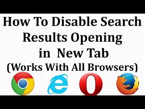 How to Open Google Search Results in Same Tab - TwinklePC