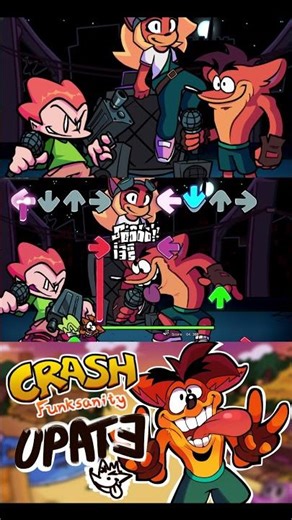 FNF: Crash Funksanity: N-SANE MIXES!! "Blammed (N-Sane Mix) " #fnf #fnfmod