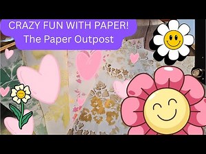 CRAZY FUN WITH PAPER! :) The Paper Outpost! Beginner Friendly