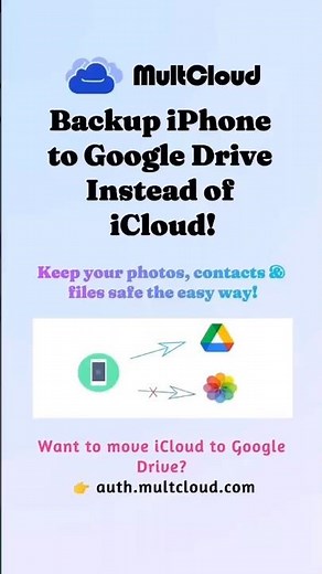 Backup iPhone to Google Drive Instead of iCloud