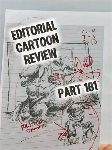 EDITORIAL CARTOON REVIEW PART 181 send nyo lang yung editorial cartoons ninyo sa comment section para ma-review din naten yan. Welcome din kayo magbigay ng honest review sa mga gawa ng mga young editorial cartoonists. Draw smart. Draw with feeling. Draw to win! Kung gusto mong manalo, dapat intentional ka ! Happy Cartooning!. Editorial Cartooning and Journalism Learning Files, Available! Editorial Cartoon Books are also available! PM lang po sa page #Editorialcartooning #editorialcartoonists #ed