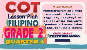 2.8K views · 33 reactions | Lesson Plan in Filipino 2 (Q2) MELC Based Nailalarawan ang mga elemento (tauhan, tagpuan, banghay) at bahagi at ng kuwento (panimula kasukdulan katapusan/kalakasan) Subscribe to my youtube channel for more COT lesson plans. Thank you! https://www.youtube.com/channel/UC-kBLVD6k_VCtoGw5Zh4t2g #cot #grade2 #filipino #FILIPINO2 #melcbased #lessonplan #melcs | Cher Vhanz's PowerPoint Presentations | Facebook