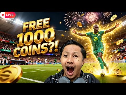 LIVE eFootball 🔴 FREE 1000 Coins?! | Sadio Mané Big Time AFCON 2025 😱