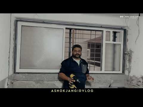 Aluminium Window Work Complete Process | Step by Step Installation #minivlog