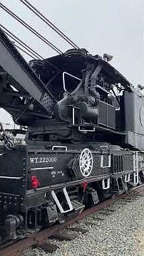 1912 Southern Pacific Steam Crane 7090 – Rare Railroad Wrecker #train #SP #railfanning #steam