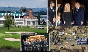 Ivana Trump's final resting place is a cemetery at Trump's Golf Club